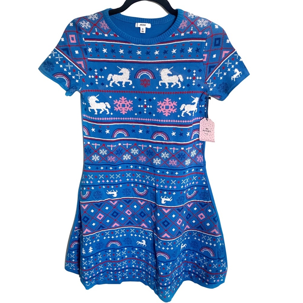BRAND NEW WITH TAGS CHRISTMAS SWEATER DRESS